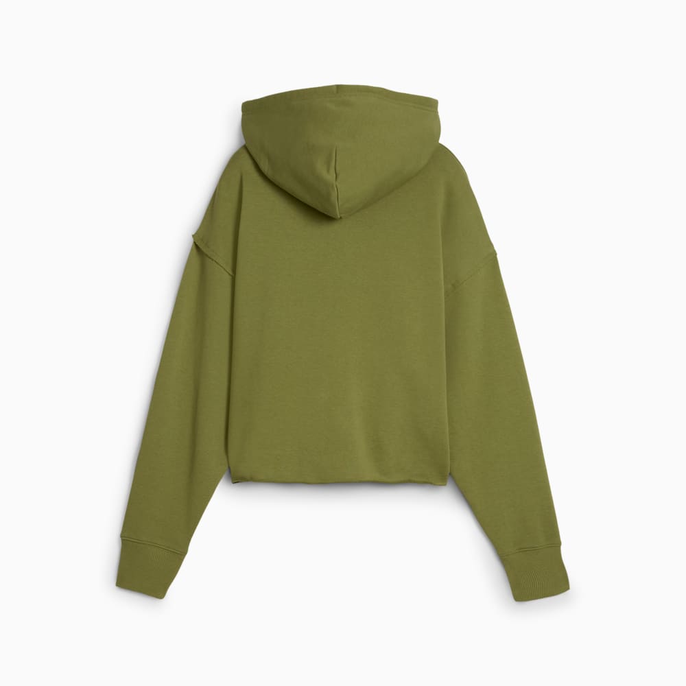 Puma olive green hoodie discount