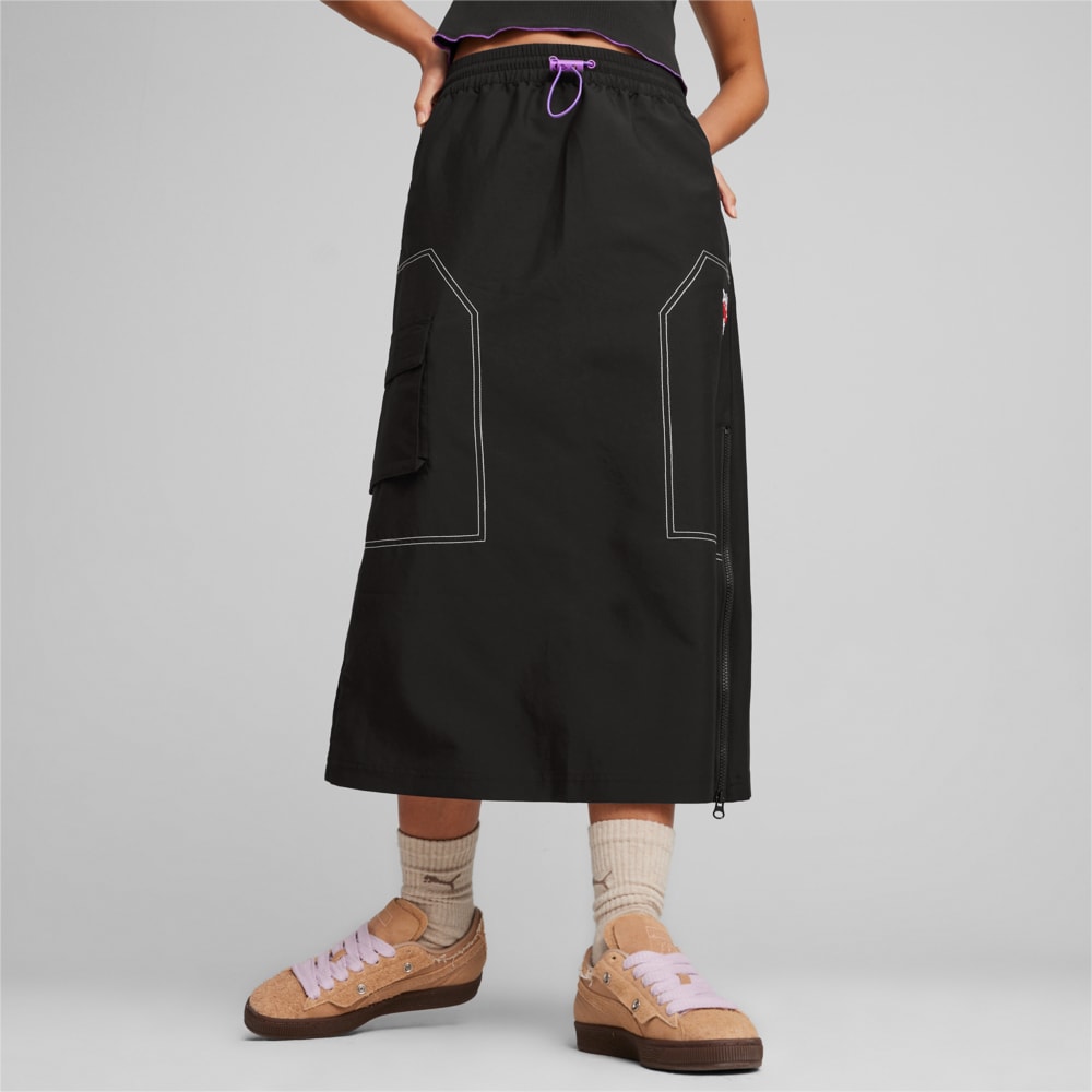 Изображение Puma Юбка PUMA x X-GIRL Midi Skirt #1: Puma Black