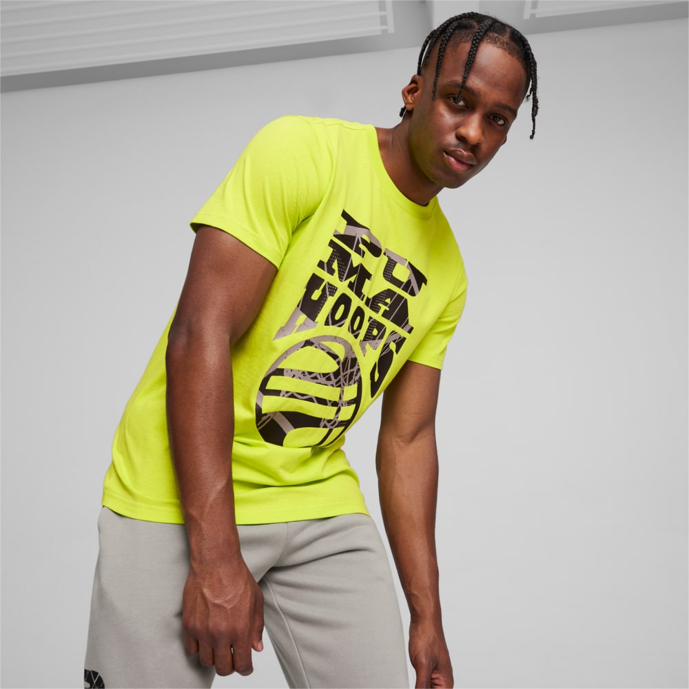 Зображення Puma Футболка The Hooper Men's Basketball Tee #1: Lime Pow