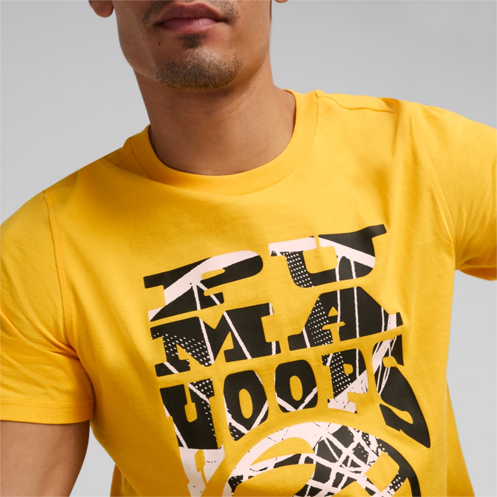 Изображение Puma Футболка The Hooper Men's Basketball Tee #2: Yellow Sizzle