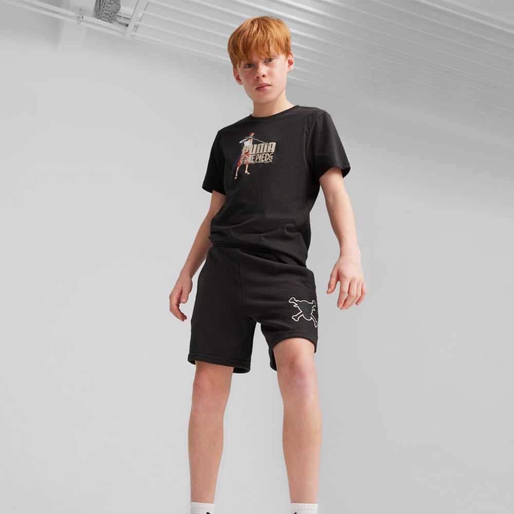 Shorts para Nino Puma X One Piece Negro Puma