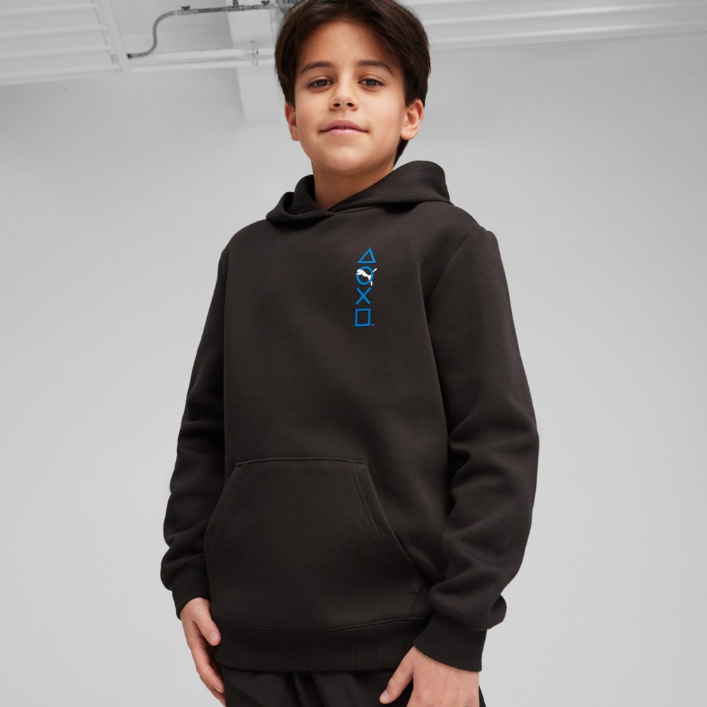 Изображение Puma Детское худи PUMA x PLAYSTATION Youth Hoodie #1: Puma Black