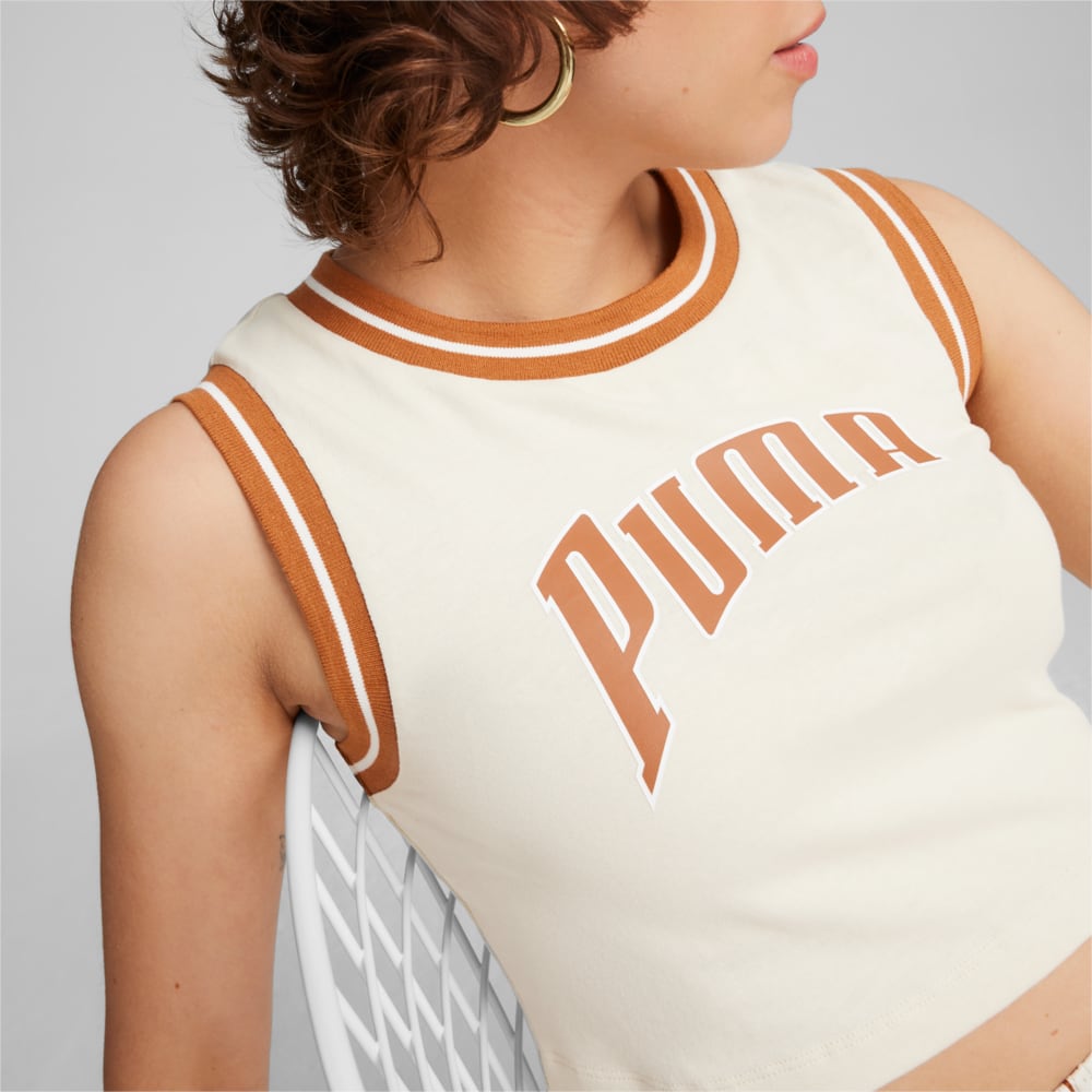 Image PUMA Camiseta Crop Top PUMA TEAM Graphic Feminina #2