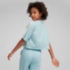 Изображение Puma Детская футболка T7 SNFLR Girls' Graphic Tee #2: Turquoise Surf