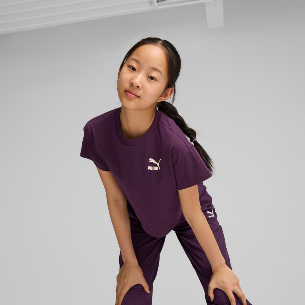 Зображення Puma Дитяча футболка BETTER CLASSICS Girl's Tee #1: Midnight Plum