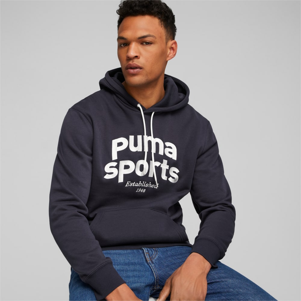 Poleron Con Capucha para Hombre Puma Team Azul Puma
