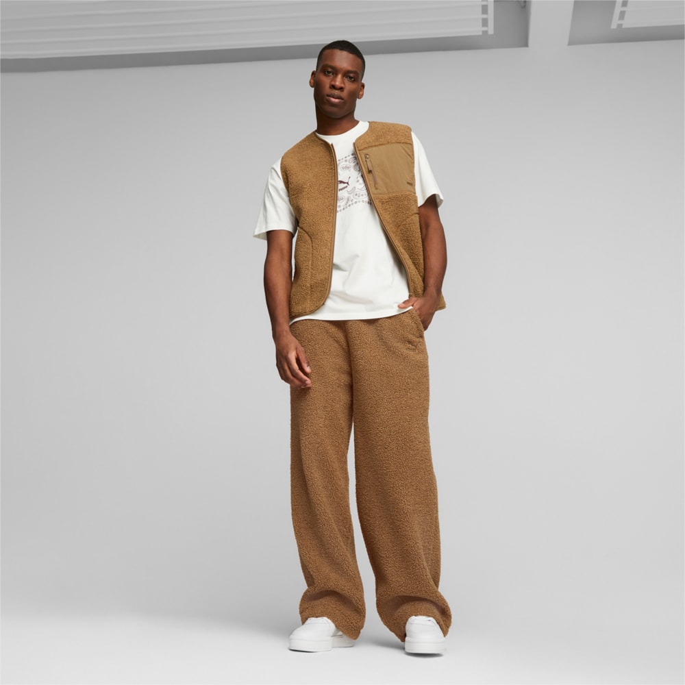 Gray sherpa vest on sale