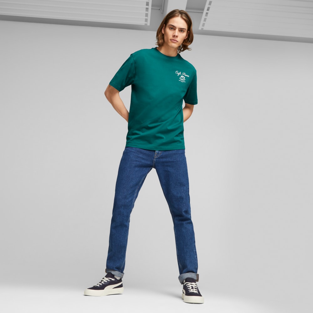Зображення Puma Футболка CLASSICS CAFE PUMA Men’s Tee #2: Malachite