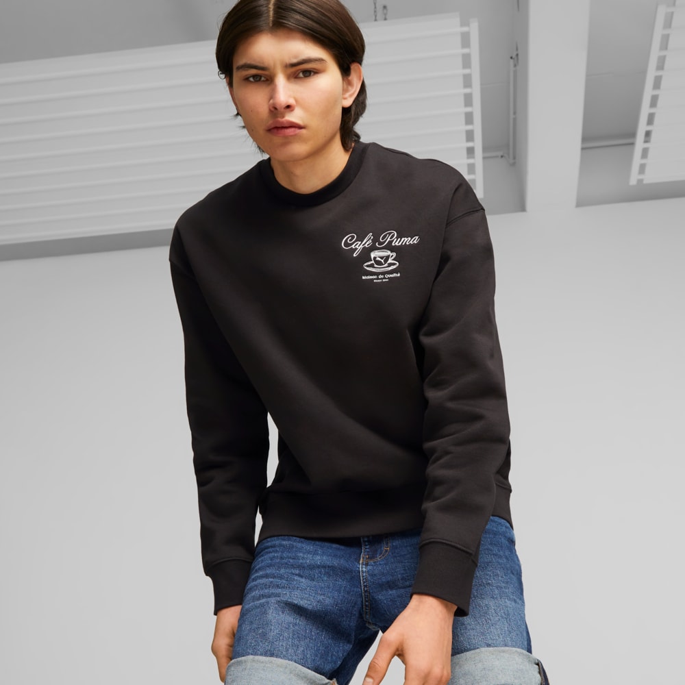 Puma men's crew neck sweatshirt clearance
