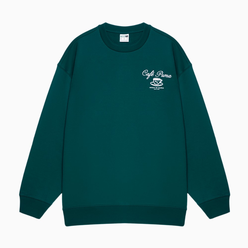 Зображення Puma Толстовка CLASSICS CAFE PUMA Men’s Sweatshirt #1: Malachite