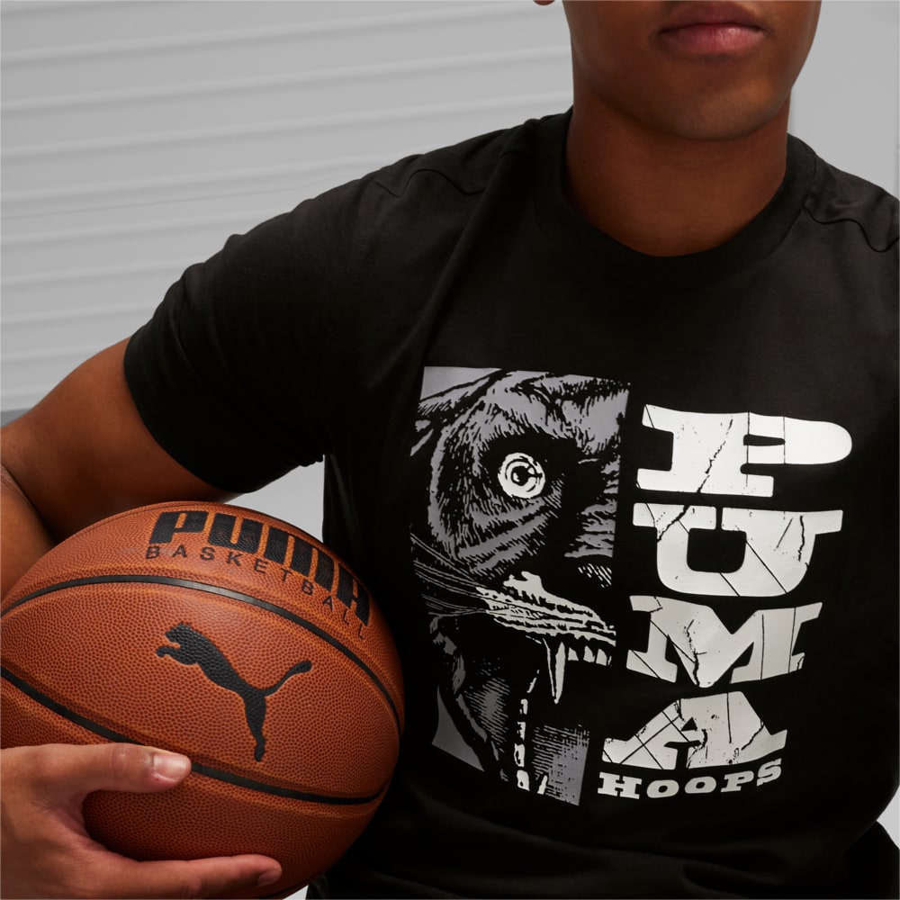 Изображение Puma Футболка The Hooper Men's Basketball Tee 3 #2: Puma Black