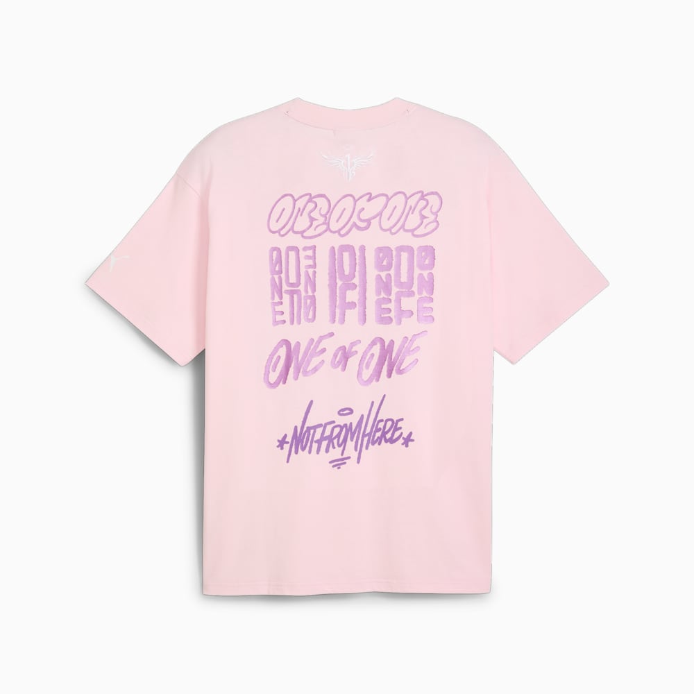 Изображение Puma Футболка MELO IRIDESCENT SS Tee II #2: Whisp Of Pink