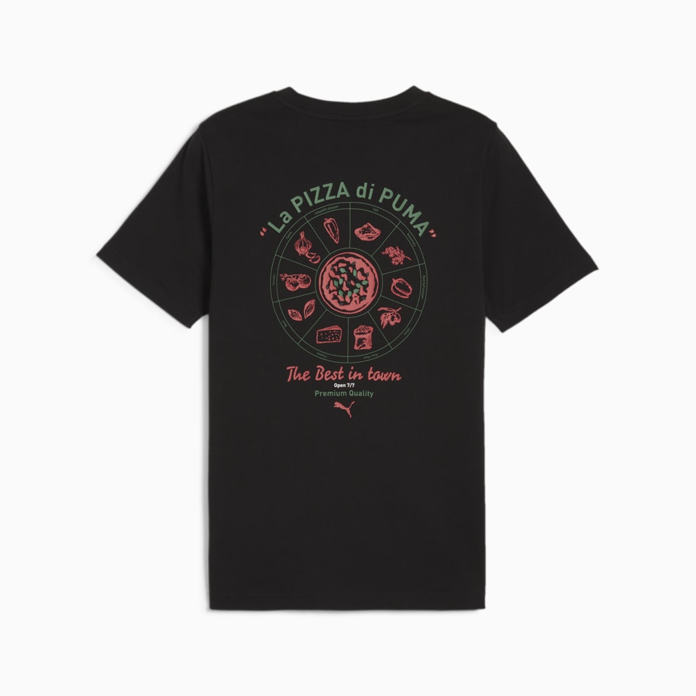 Зображення Puma Футболка GRAPHICS PUMA PIZZA Men's Tee #2: Puma Black