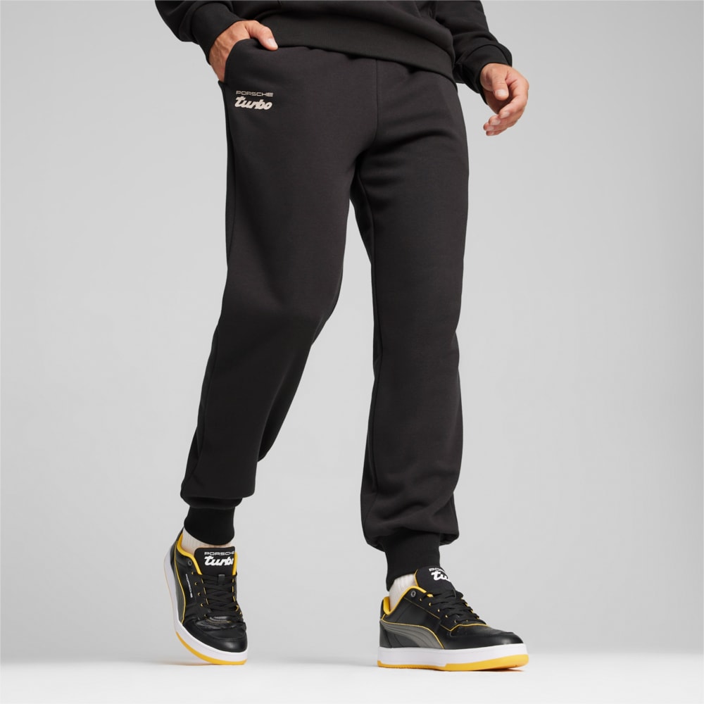 Изображение Puma Штаны Porsche Legacy ESS Men's Motorsport Pants #1: Puma Black