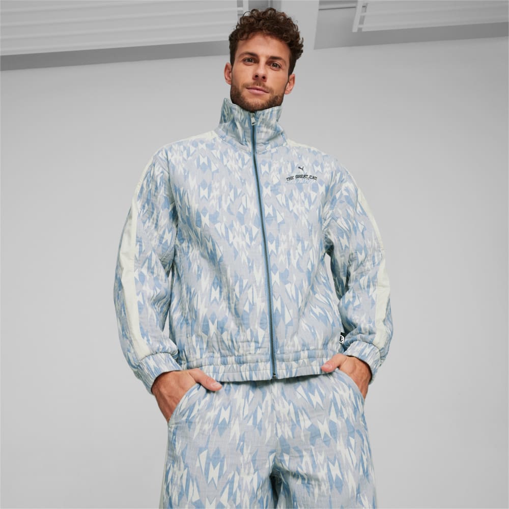 Imagen PUMA Chaqueta deportiva para hombre T7 Basketball Nostalgia #1
