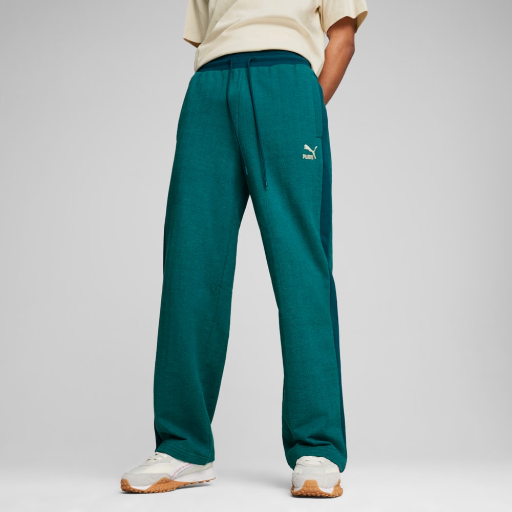 Green track pants mens sales