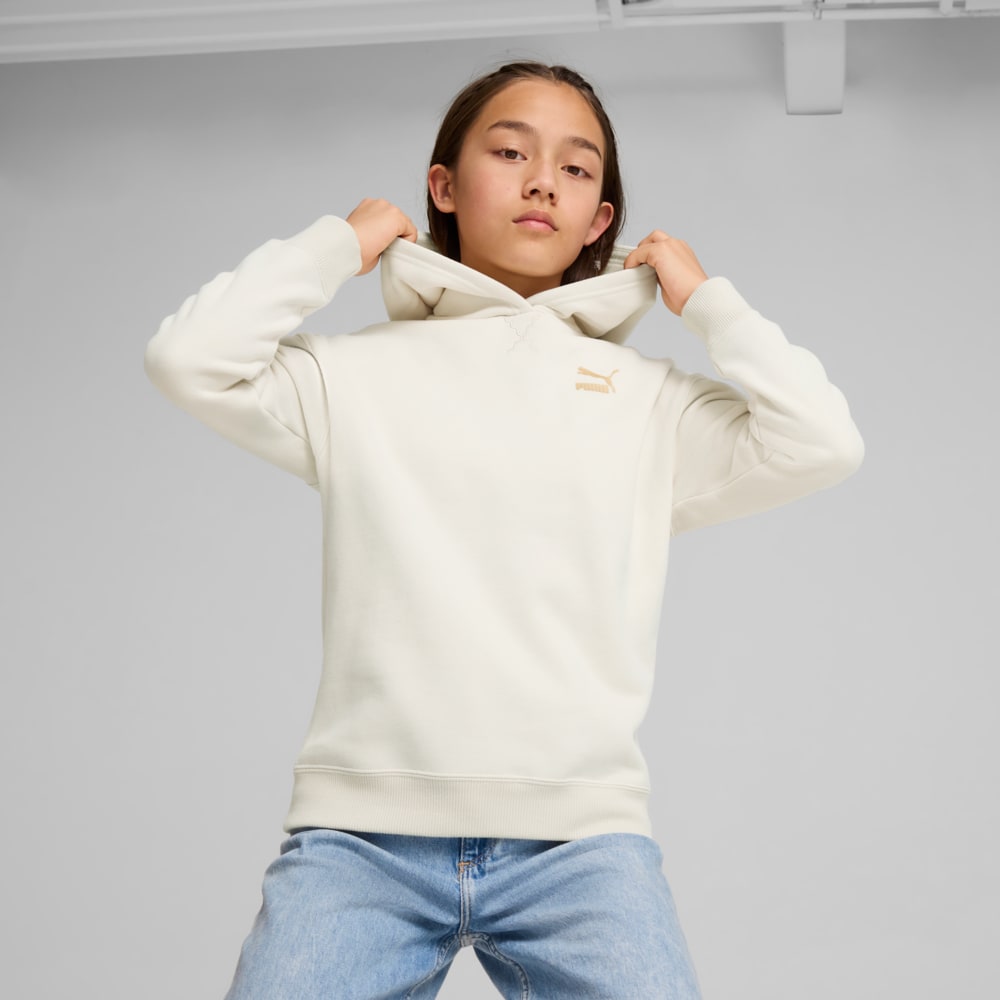 Изображение Puma Детское худи OFF SIDE Hoodie Youth #1: Alpine Snow