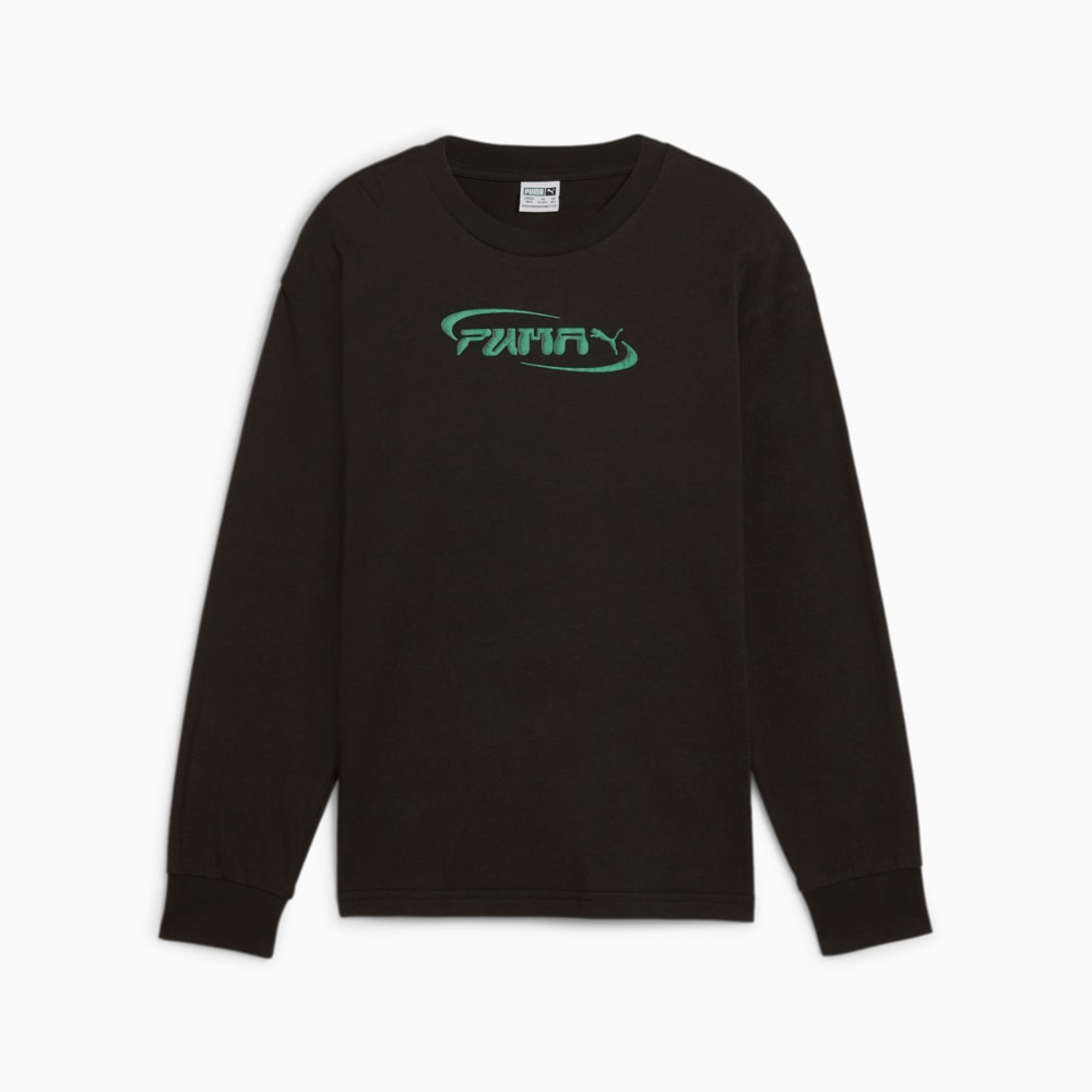 Зображення Puma Дитячий лонгслів Martian Sunset Long Sleeve Top Youth #1: Puma Black