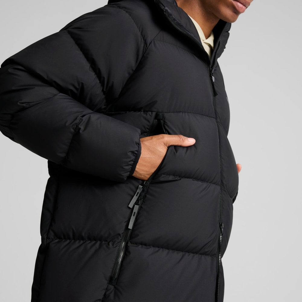 Зображення Puma Пуховик Long Hooded Down Coat Men #2: Puma Black