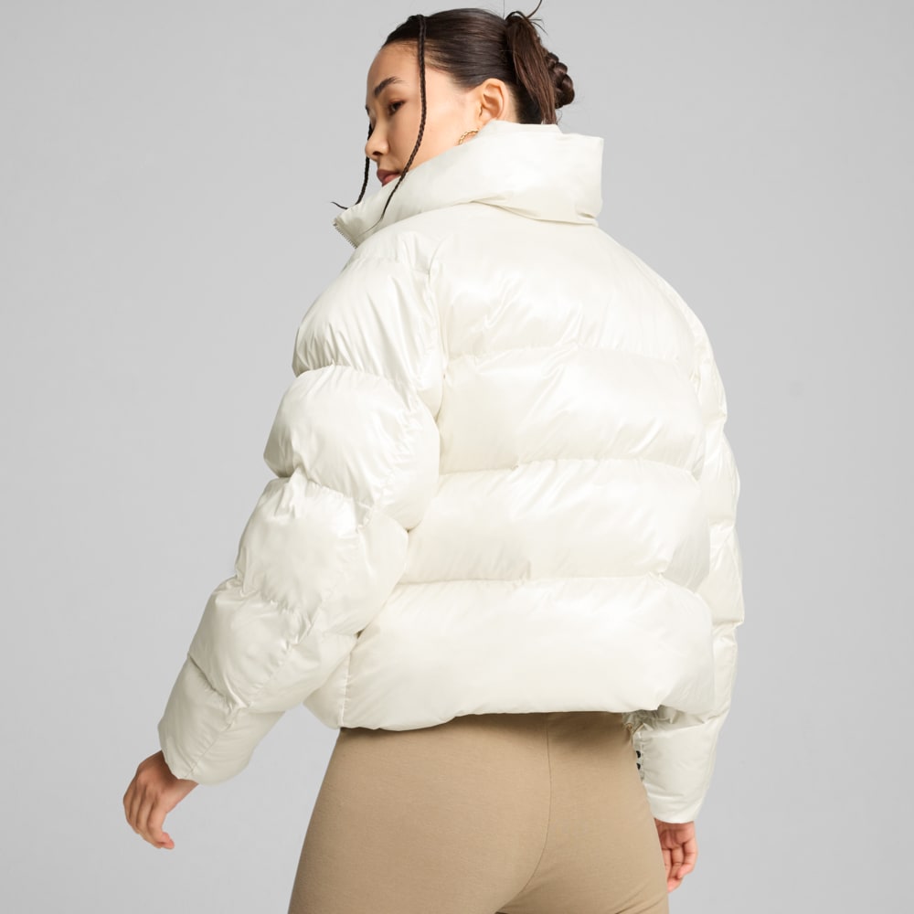 Изображение Puma Куртка Shiny Puffer Jacket Women #2: Alpine Snow