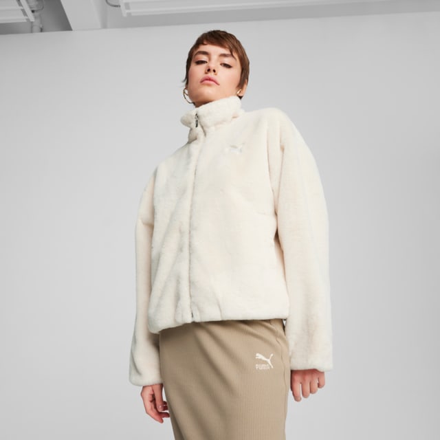Imagen PUMA Chaqueta de forro polar suave para mujer
