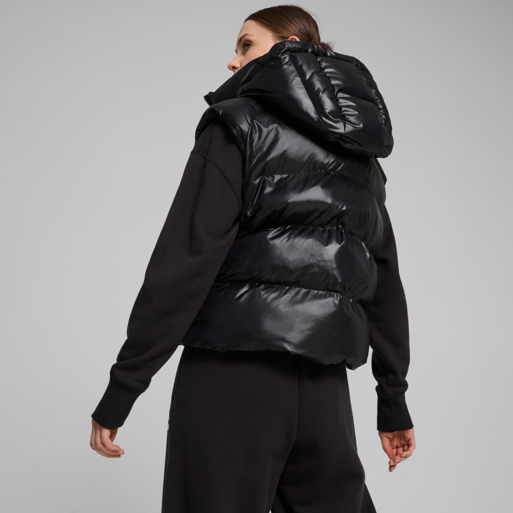 Зображення Puma Жилет Shiny Puffer Vest Women #2: Puma Black