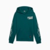 Изображение Puma Детское худи Basketball Caution Hoodie Youth #4: Cold Green