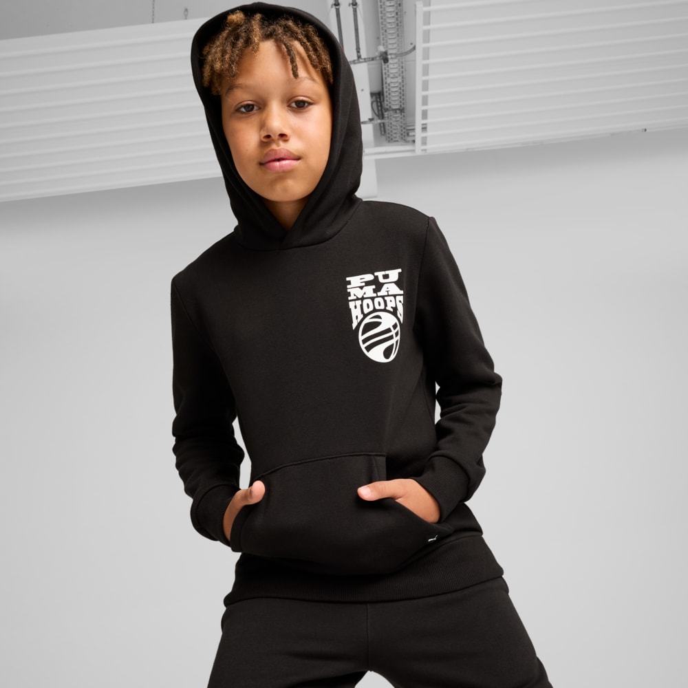 Зображення Puma Дитяче худі Basketball Blueprint Hoodie Youth #1: Puma Black
