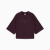 Изображение Puma Футболка CLASSICS + Oversized Tee Women #4: Midnight Plum