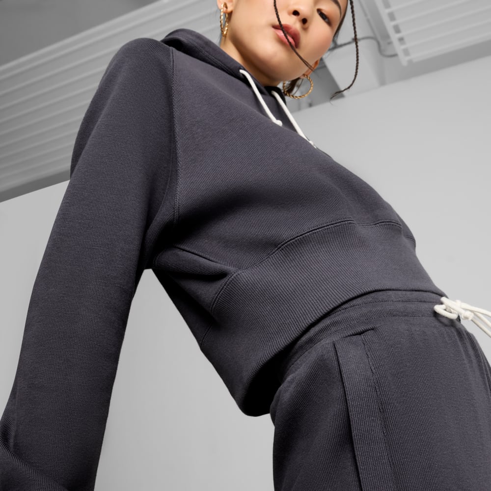 Изображение Puma Худи CLASSICS+ Relaxed Hoodie Women #2: Galactic Gray