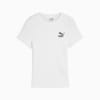 Изображение Puma Футболка CLASSICS Ribbed Slim Tee Women #1: Puma White