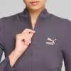 Зображення Puma Лонгслів CLASSICS Ribbed Half-Zip Tee Women #2: Galactic Gray