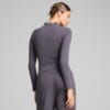 Зображення Puma Лонгслів CLASSICS Ribbed Half-Zip Tee Women #4: Galactic Gray
