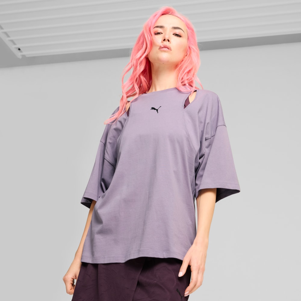 Зображення Puma Футболка DARE TO Oversized Cut-out Tee Women #1: Pale Plum