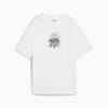Изображение Puma Футболка DOWNTOWN Relaxed Graphic Tee Women #4: Puma White