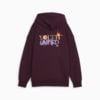 Изображение Puma Худи DOWNTOWN Oversized Hoodie Women #2: Midnight Plum