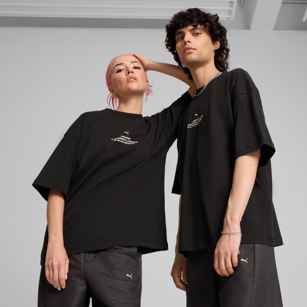 Изображение Puma Футболка UNTERGRUND Oversized Tee #1: Puma Black