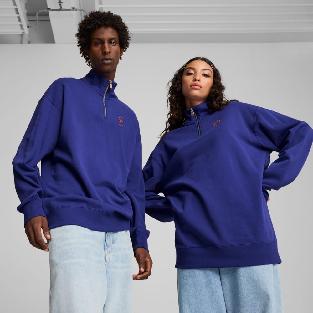 Image PUMA Moletom Half-Zip Gola Redonda DOWNTOWN 180 Unissex #1