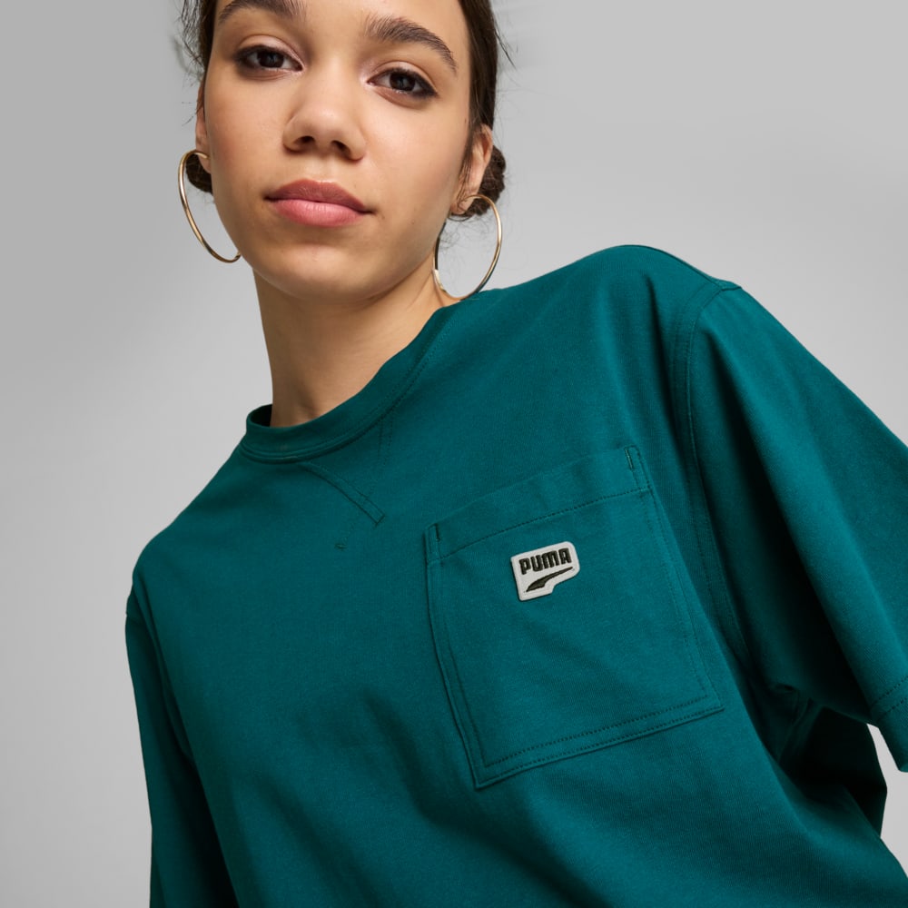 Зображення Puma Футболка DOWNTOWN Relaxed Tee Unisex #2: Cold Green
