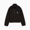 Изображение Puma Лонгслив CLASSICS Winterized Half-Zip Women #6: Puma Black