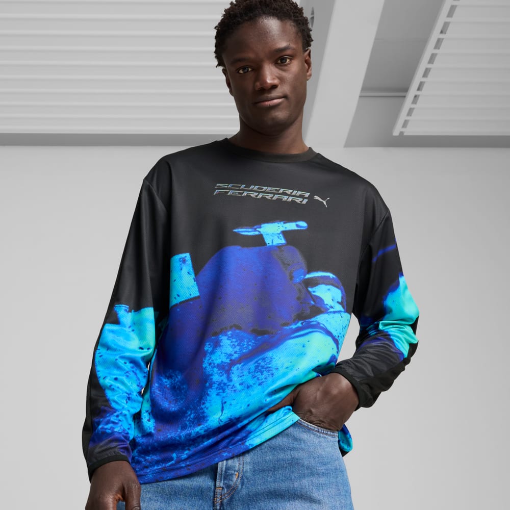 Imagen PUMA Polera Scuderia Ferrari Race Statement de manga larga para hombre #1