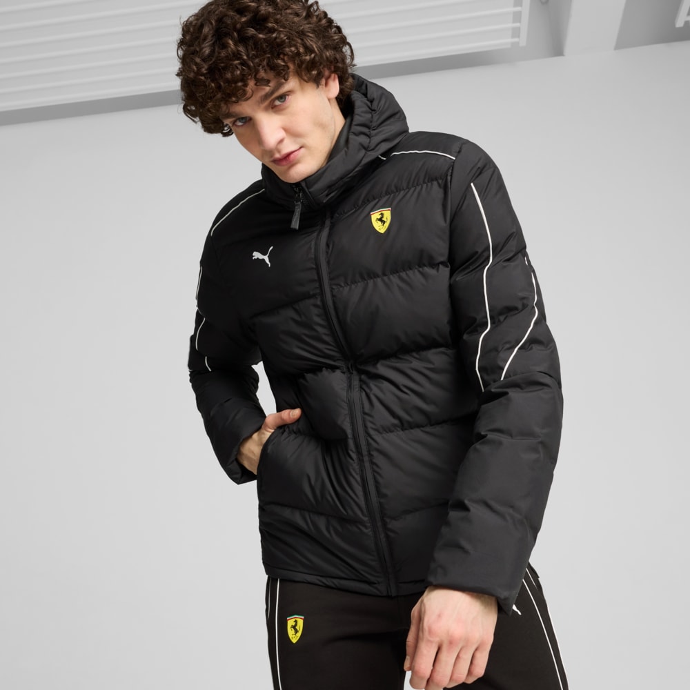 Изображение Puma Куртка Scuderia Ferrari Race MT7+ Ecolite Jacket Men #1: Puma Black