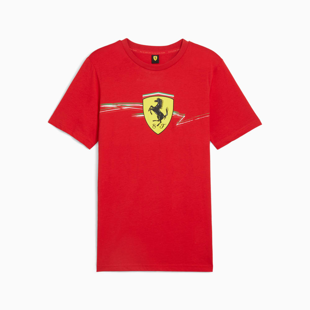 Camiseta Scuderia Ferrari Race Big Shield para Hombre Rojo Puma