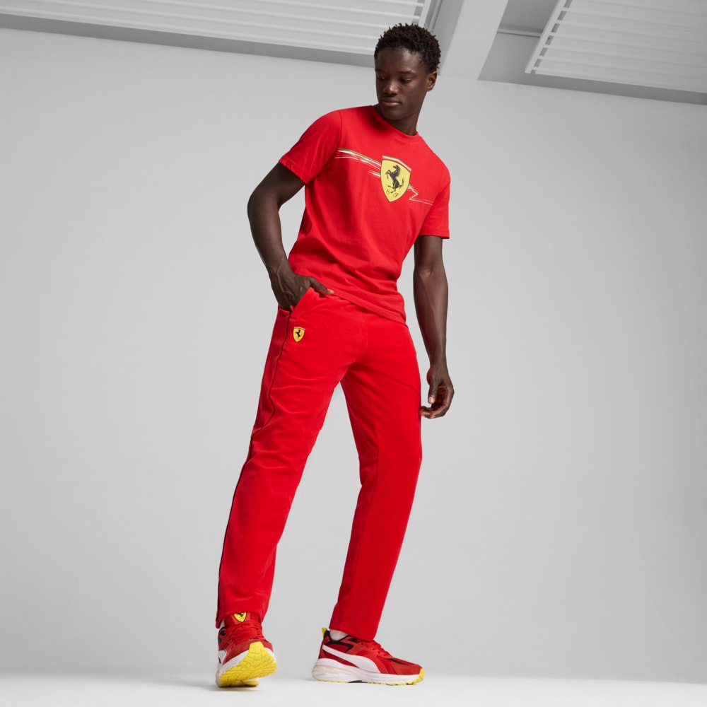 Camiseta Scuderia Ferrari Race Big Shield para Hombre Rojo Puma
