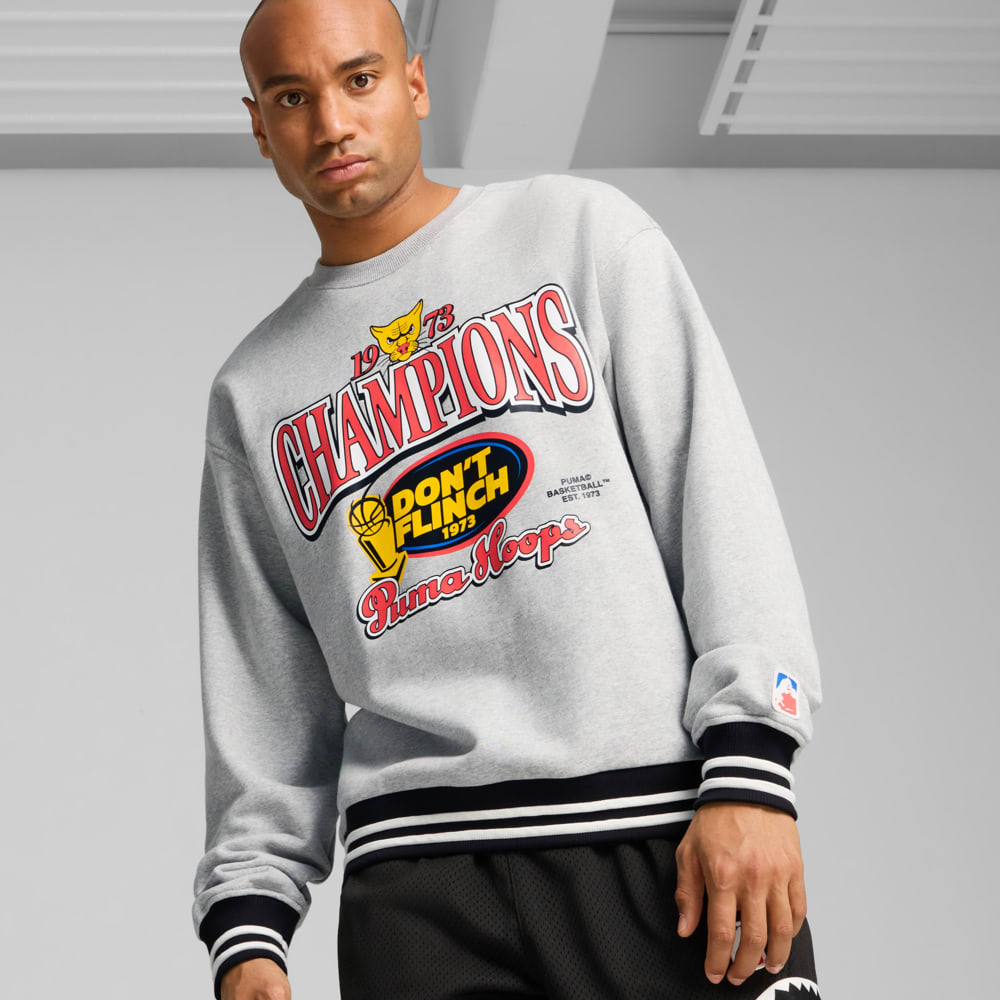 Buzo de Basquet Puma Champs para Hombre Gris Puma