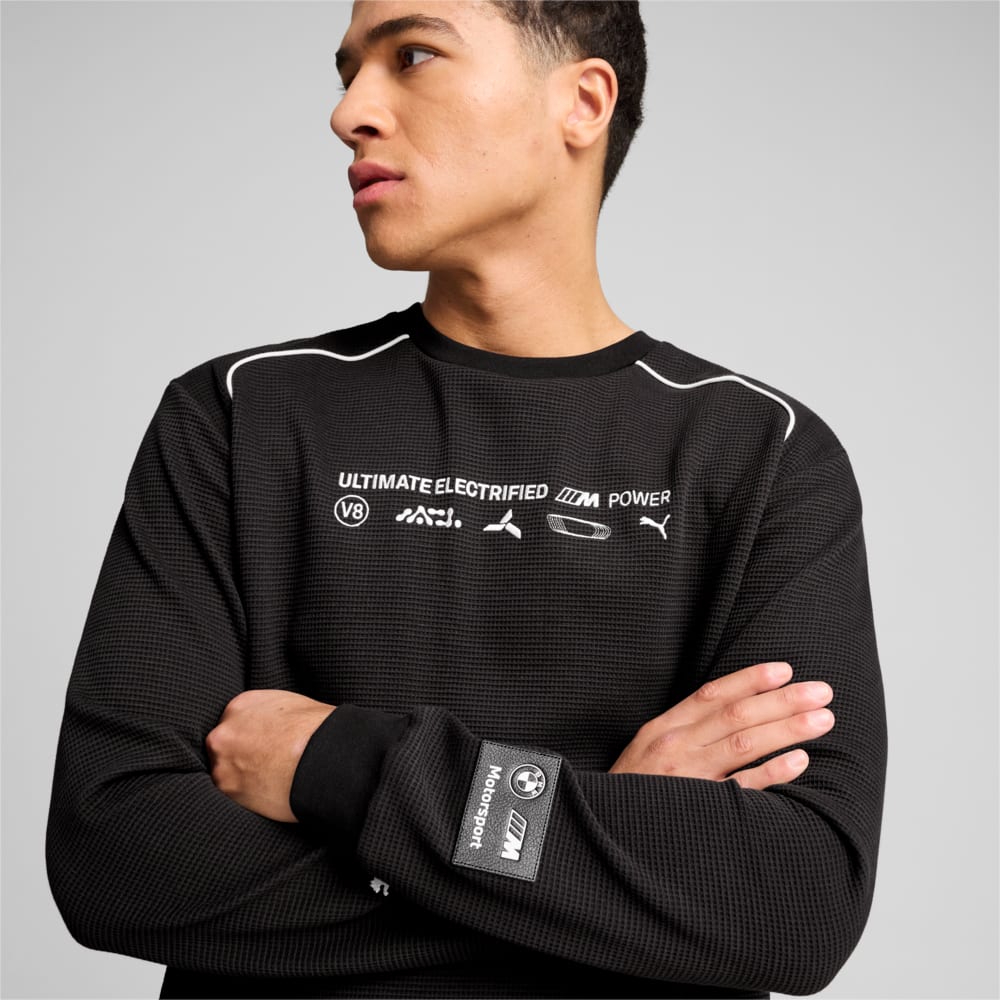 Изображение Puma Лонгслив BMW M Motorsport Statement Long Sleeve Tee Men #2: Puma Black