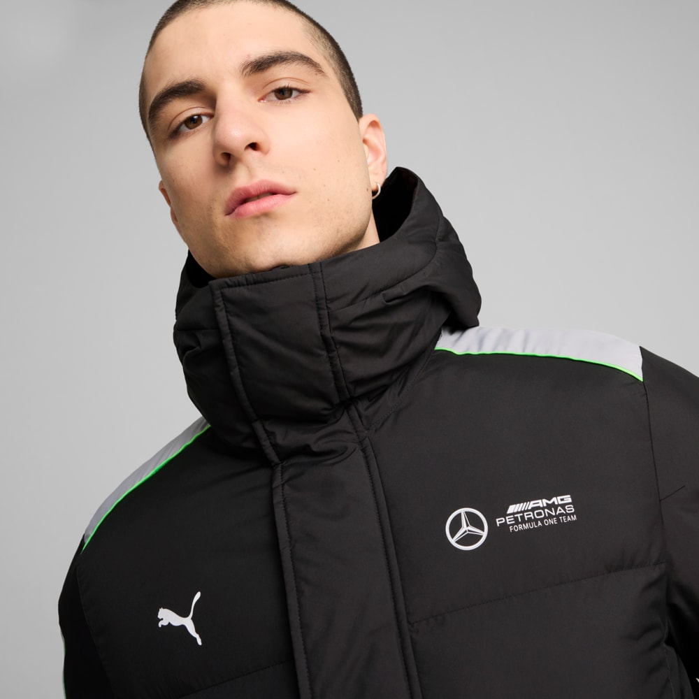 Mercedes AMG Petronas F1 MT7 Ecolite Padded Jacket Men Puma Black Puma 627315 01