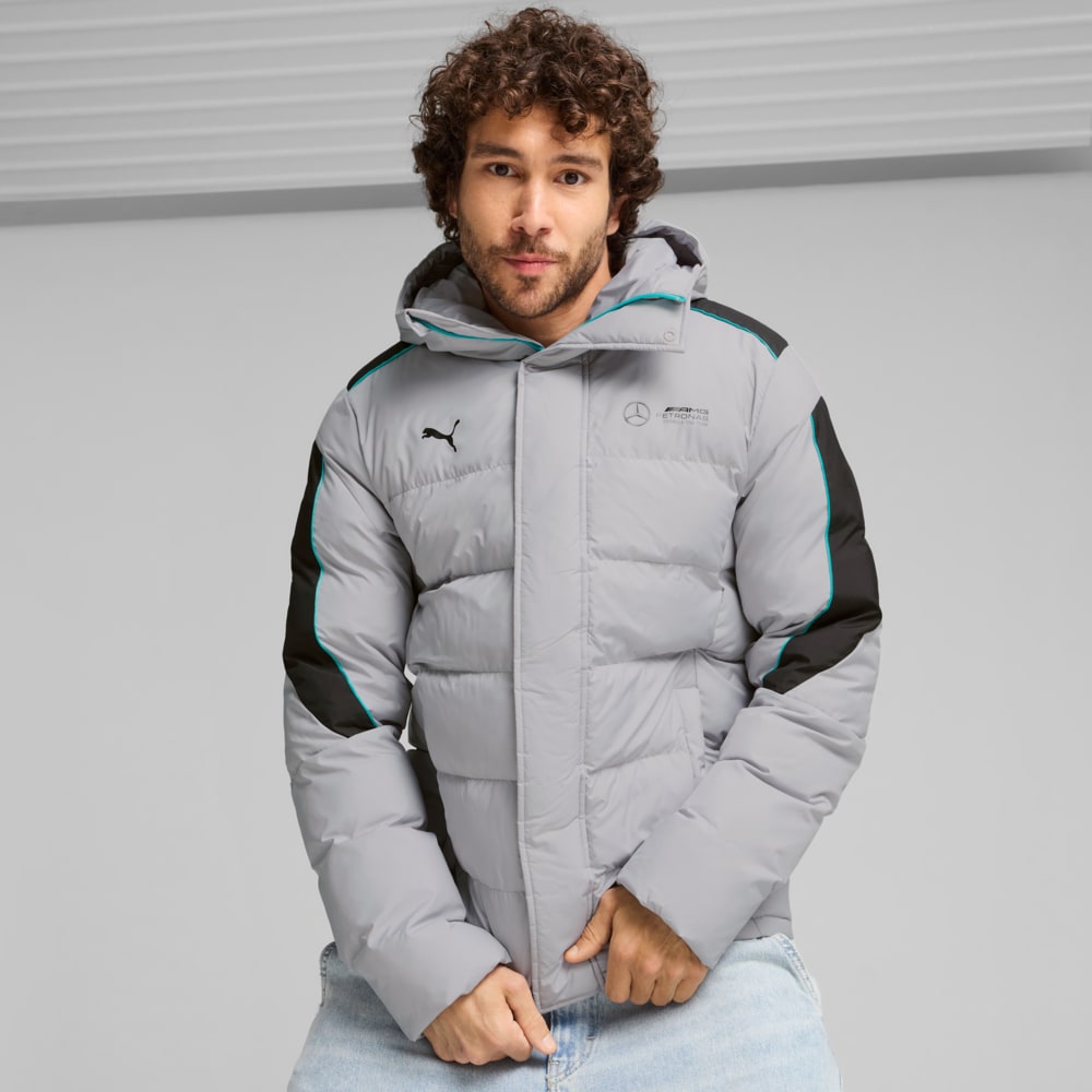 Изображение Puma Куртка Mercedes-AMG Petronas F1® MT7+ Ecolite Padded Jacket Men #1: Team Silver