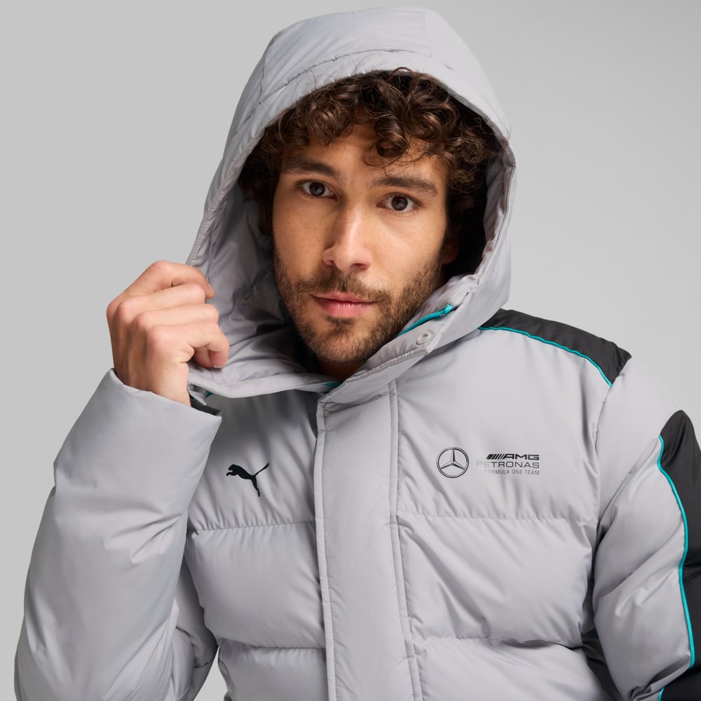 Изображение Puma Куртка Mercedes-AMG Petronas F1® MT7+ Ecolite Padded Jacket Men #2: Team Silver