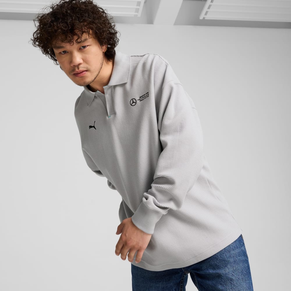Изображение Puma Поло Mercedes-AMG Petronas F1® Long-sleeve Polo Men #1: Team Silver